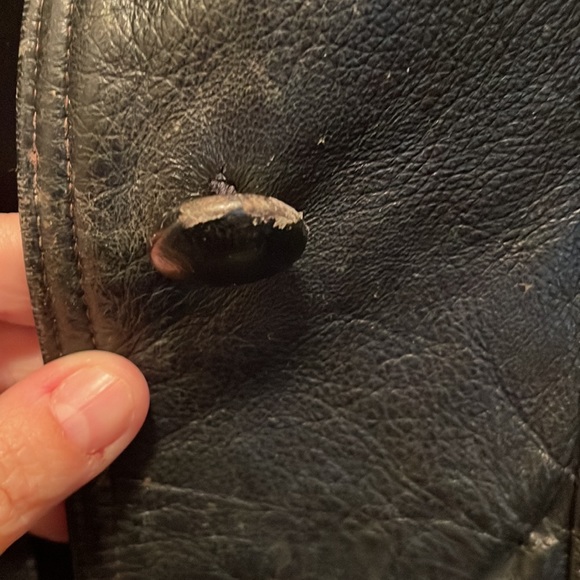 VINTAGE Leather jacket - Picture 3 of 4